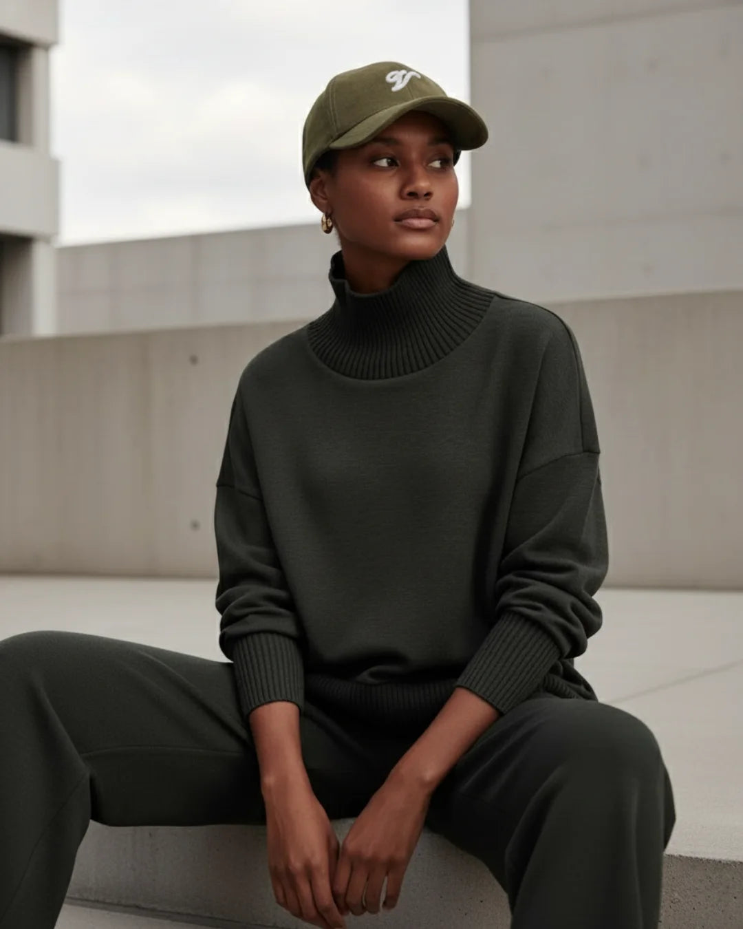 Elyse™ – Turtleneck Knit Set