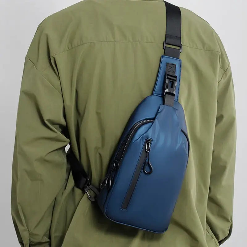 Waterproof Crossbody Bag with USB Port - SyncPack™