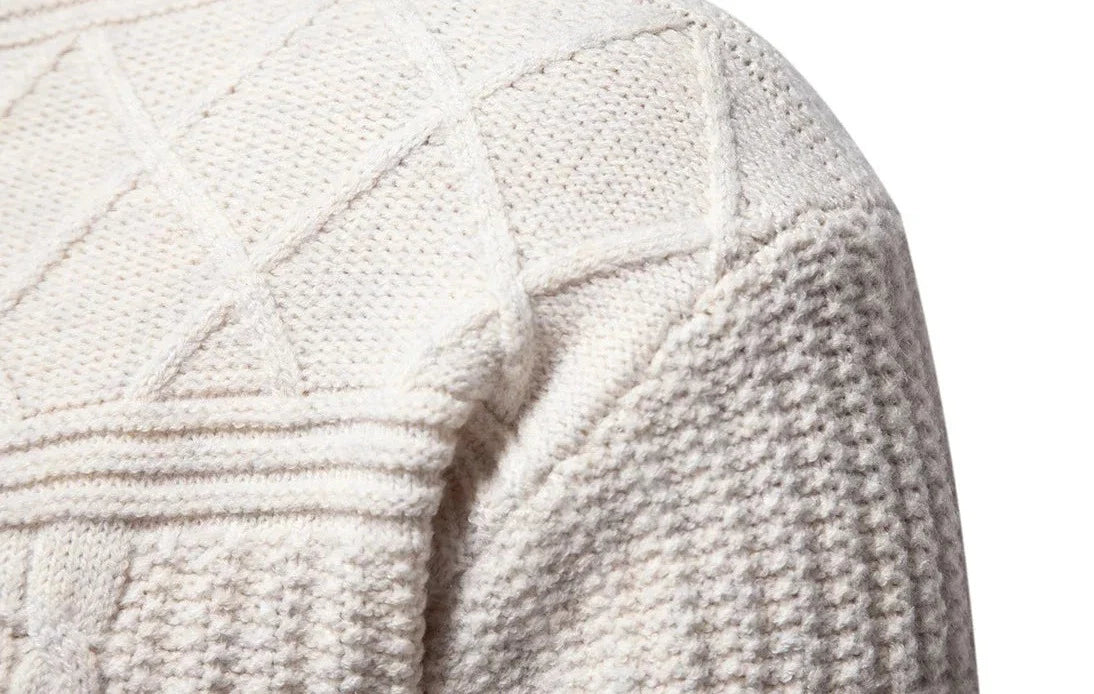 Warren Cable Crewneck Sweater | Lupi