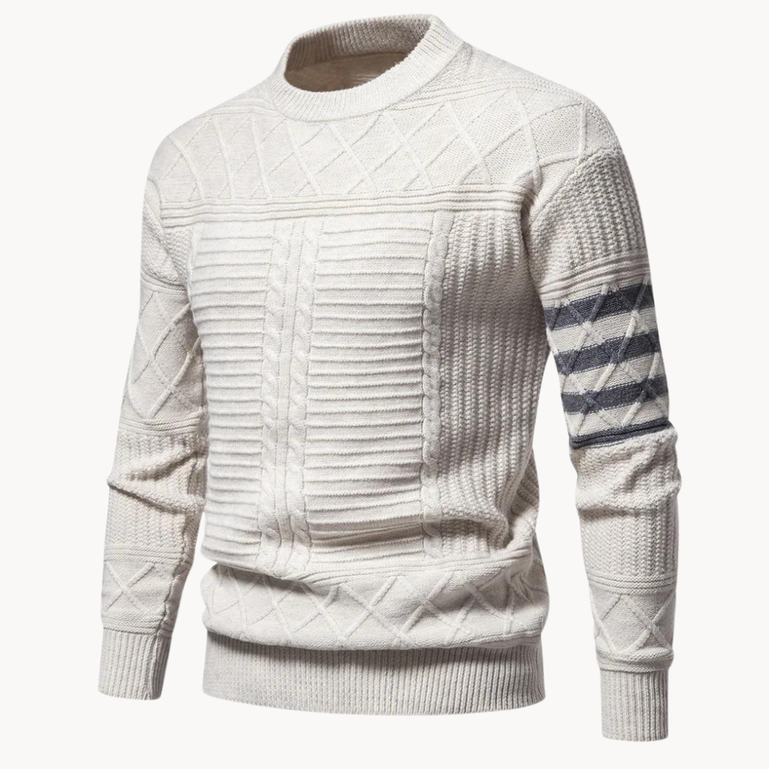 Warren Cable Crewneck Sweater | Lupi