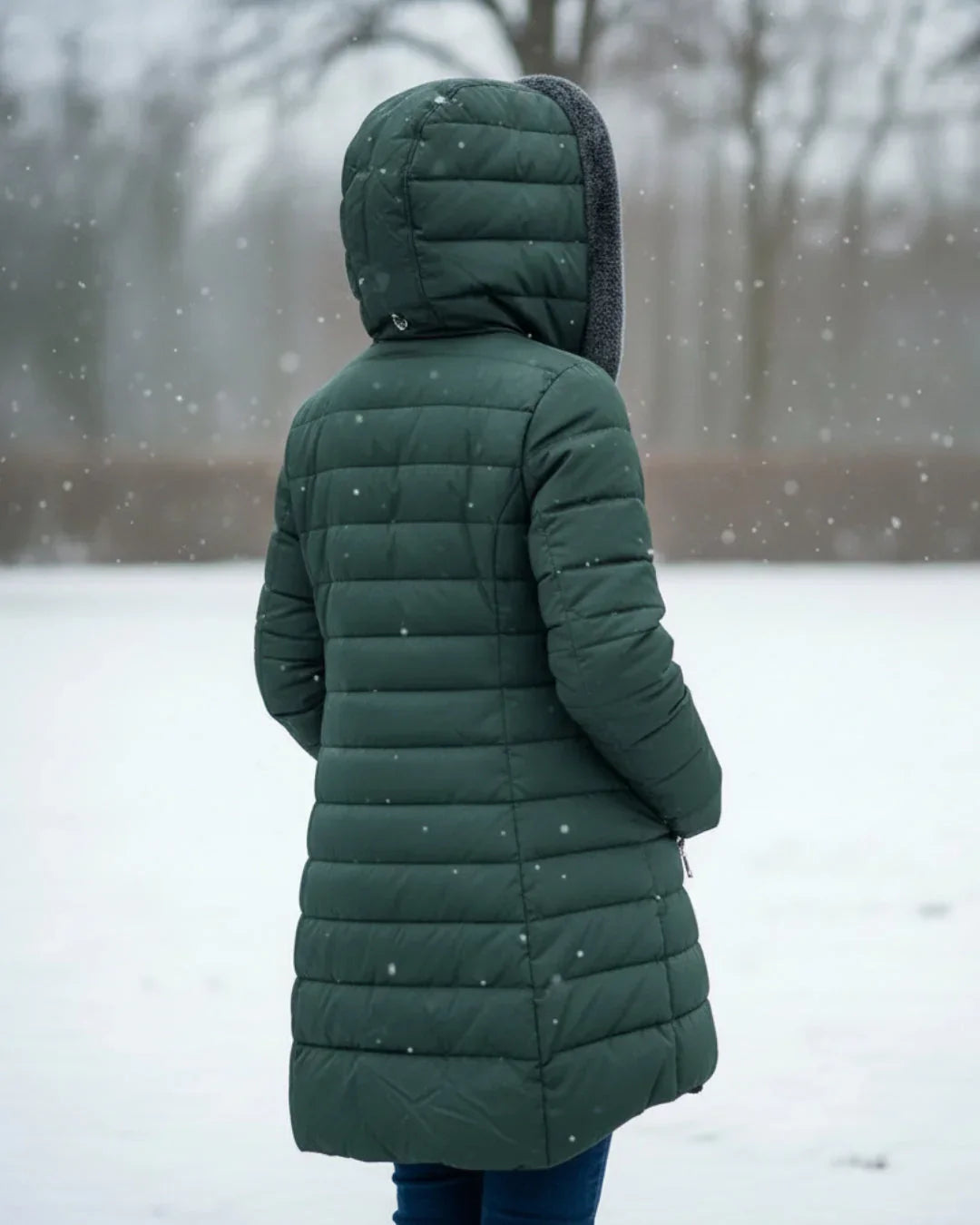 Olivia™ – Insulated Winter Jacket with Sherpa Hood