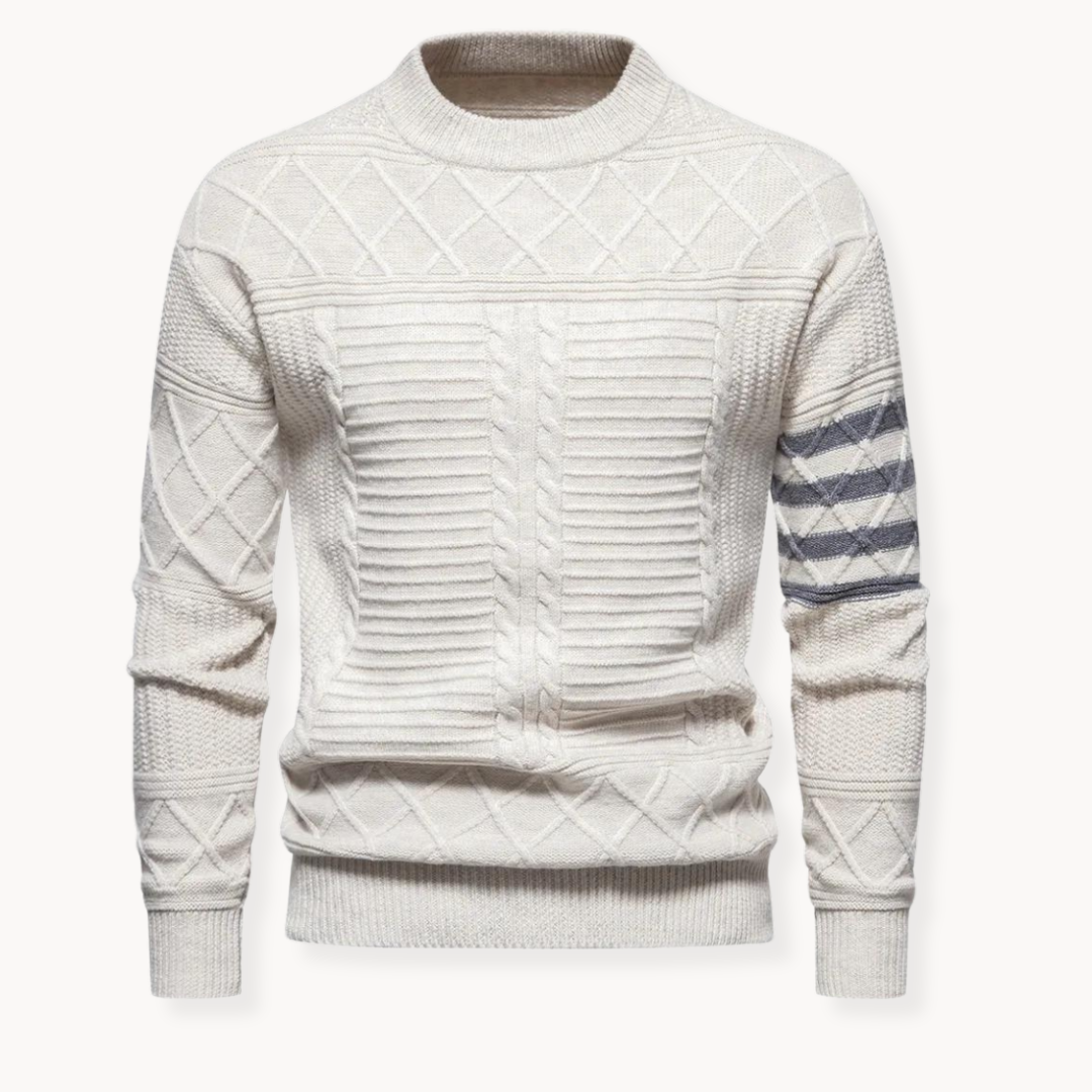 Warren Cable Crewneck Sweater | Lupi