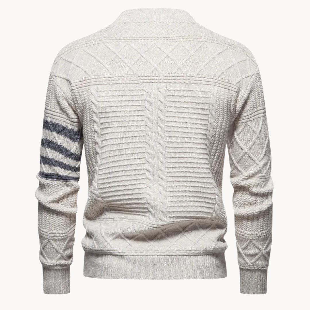 Warren Cable Crewneck Sweater | Lupi