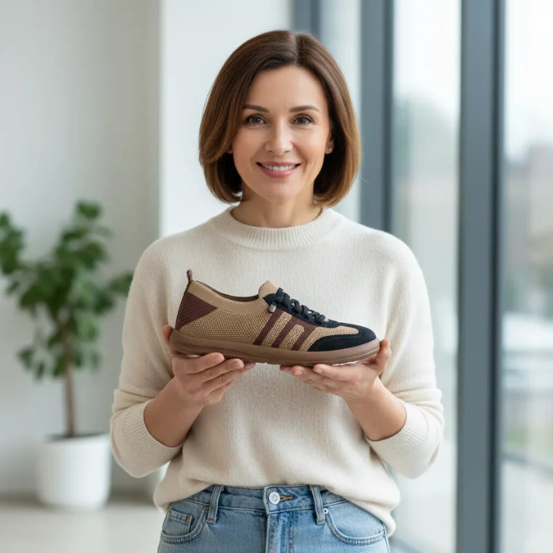 ErgoNova™ – Orthopedic Women’s Sneaker with Breathable Knit