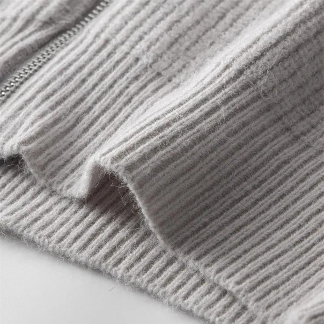 Colton Kaschmir-Pullover mit Reißverschluss | Lupi