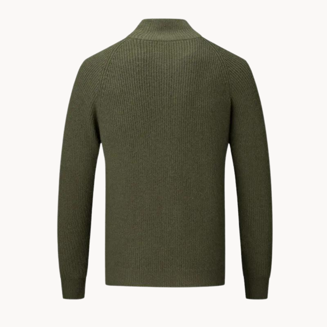 Colton Kaschmir-Pullover mit Reißverschluss | Lupi