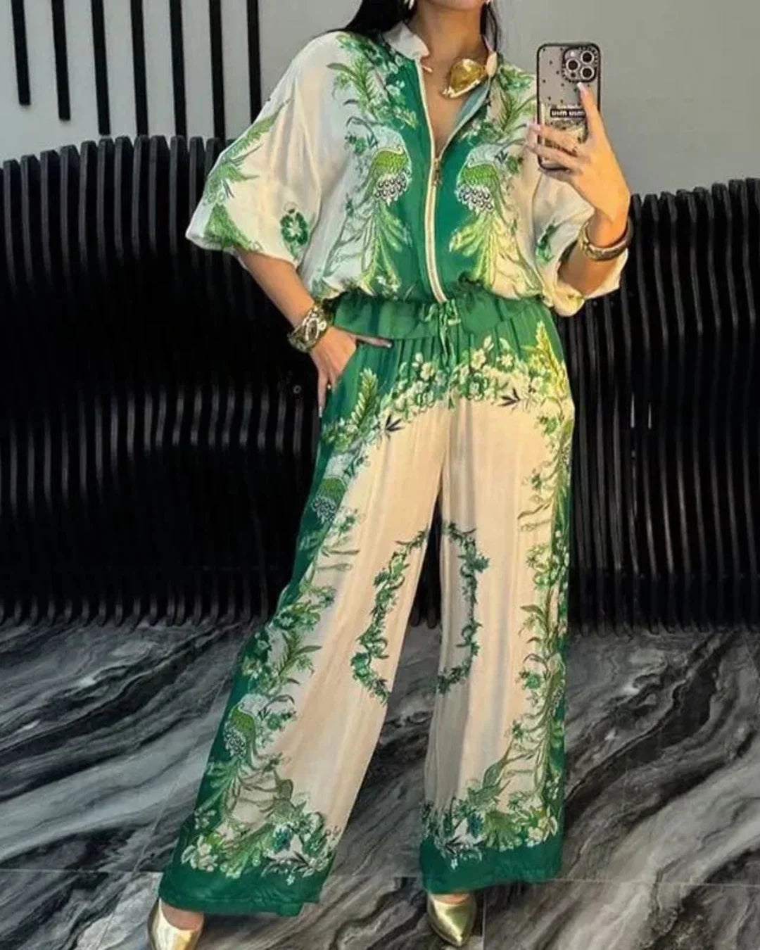 Satin Set with Elegant Shine and Effortless Comfort - Saori™