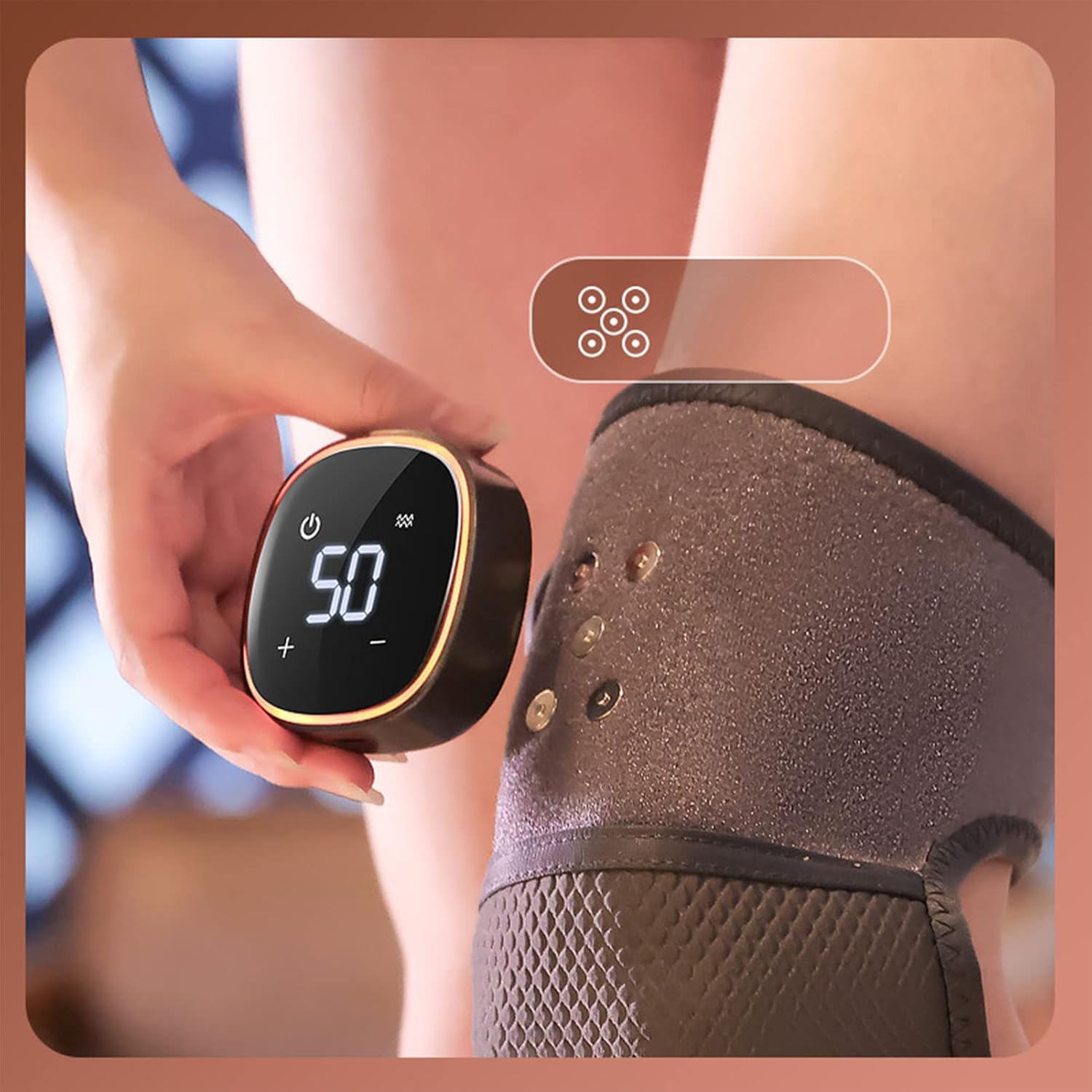 KneeRelief Pro • Premium knämassageapparat