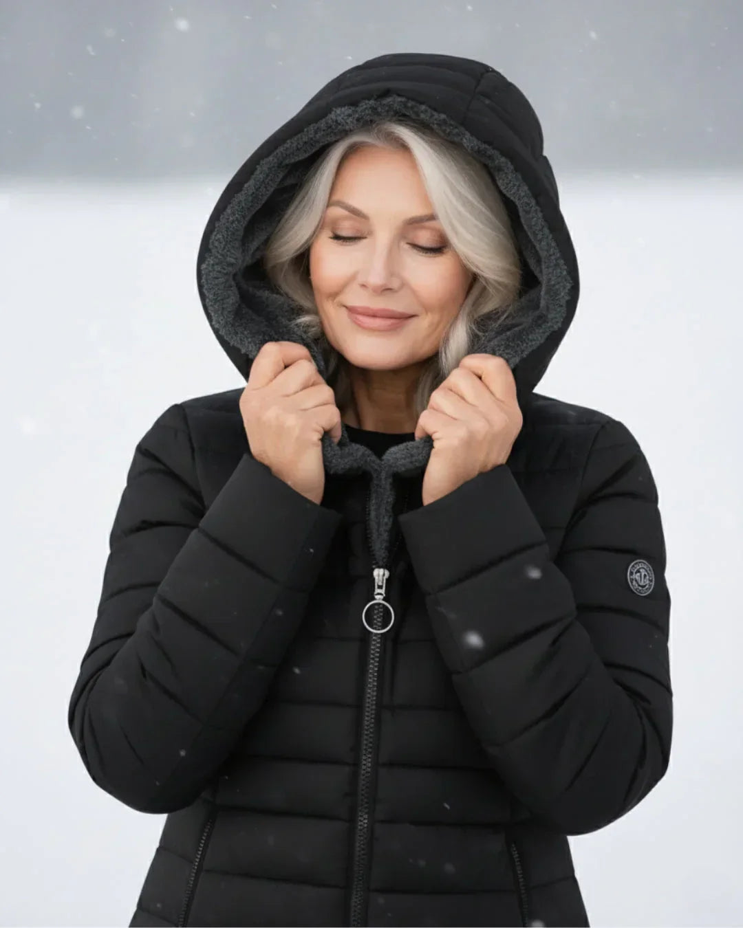 Olivia™ – Insulated Winter Jacket with Sherpa Hood