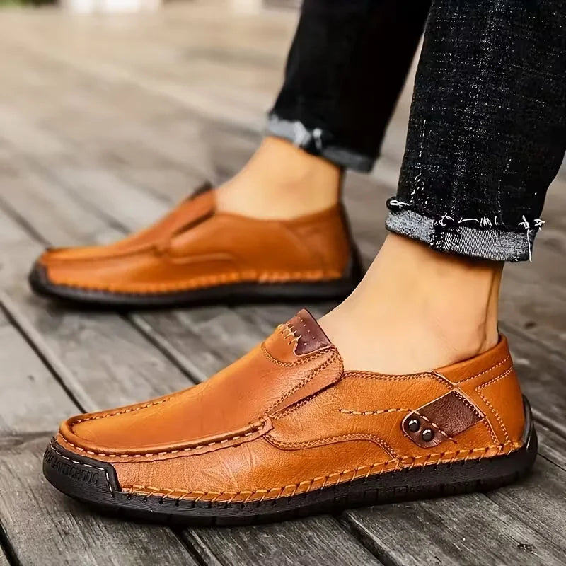 Bravon™ – Premium Leather Comfort Shoes for Men