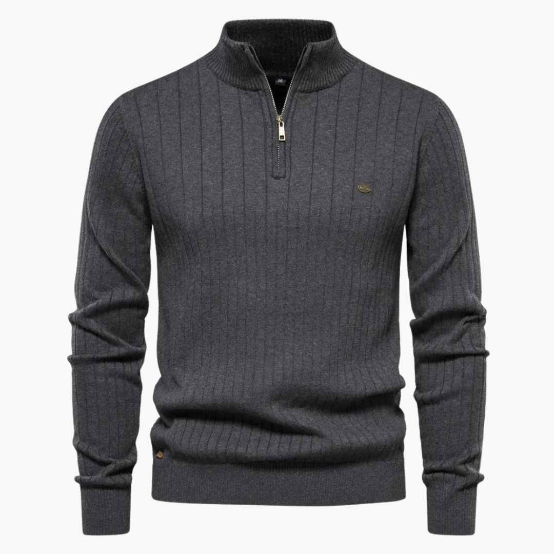 Jenson Quarter Zip Sweater | Lupi