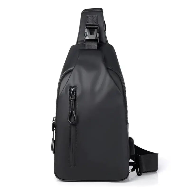 Waterproof Crossbody Bag with USB Port - SyncPack™