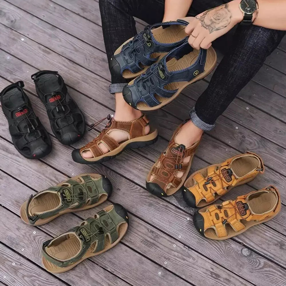 ErgoStride™–Sandales tout-terrain confortables pour hommes