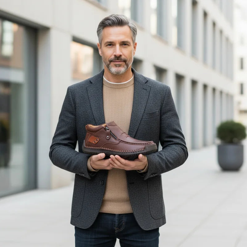 Barton™ – Handcrafted Leather Shoes with Comfort and Character