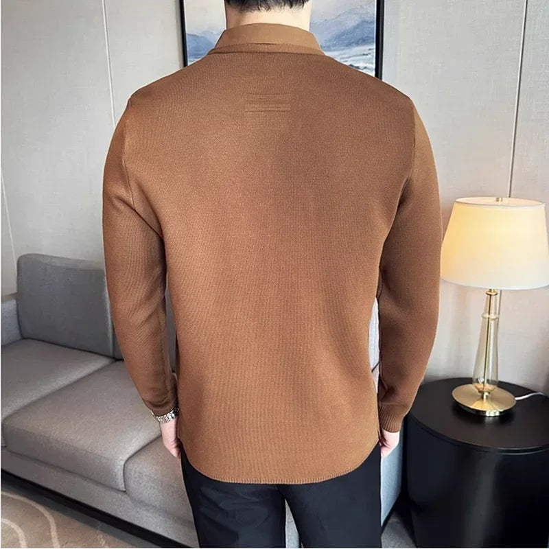 Layer™ – 2-in-1 Shirt with Cardigan Effect
