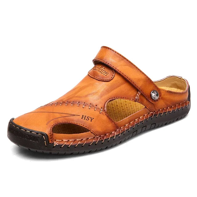 Orthopedic Leather Sandals - Lupi