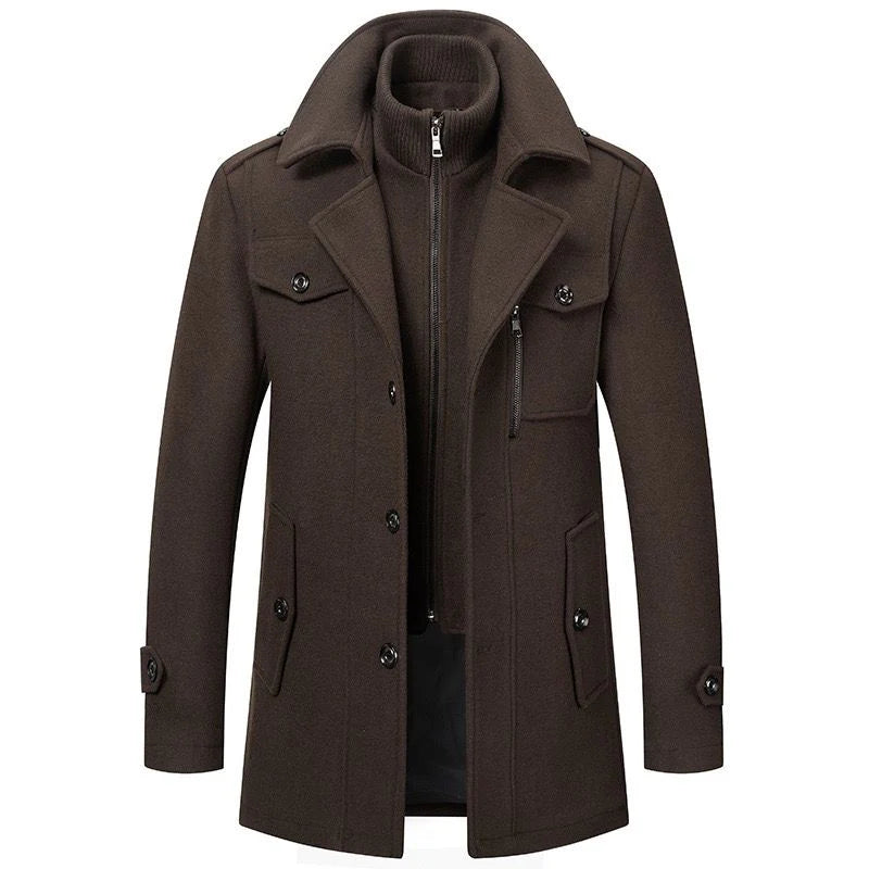 Two-Piece Men’s Coat for Style and Warmth - Peaky™