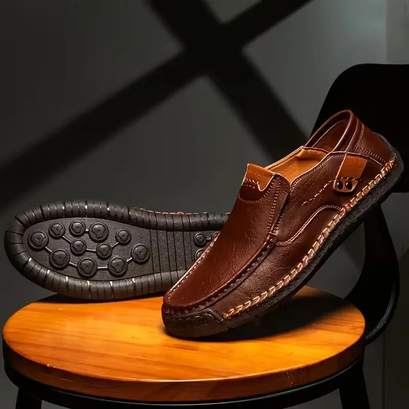 Bravon™ – Premium Leather Comfort Shoes for Men