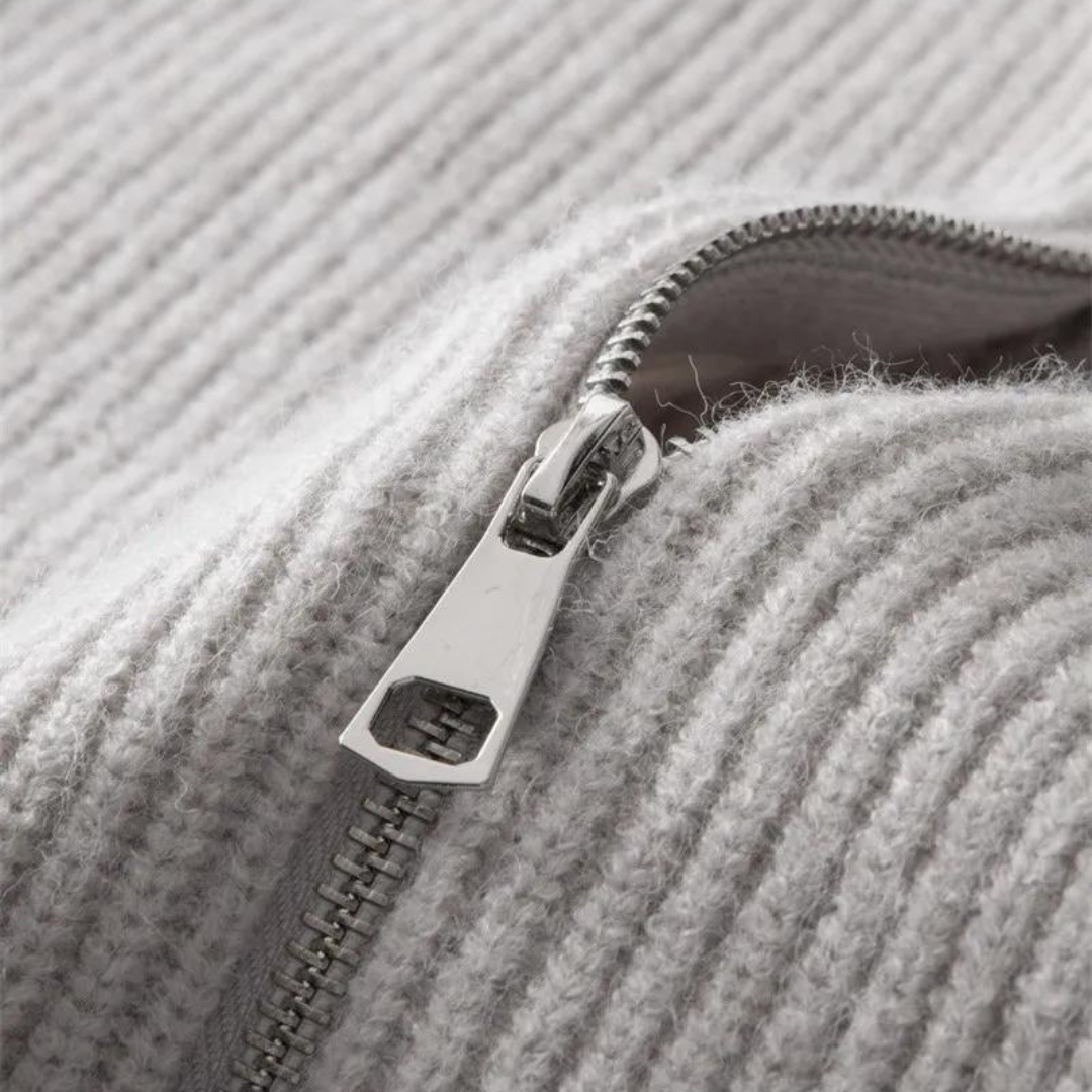 Colton Kaschmir-Pullover mit Reißverschluss | Lupi