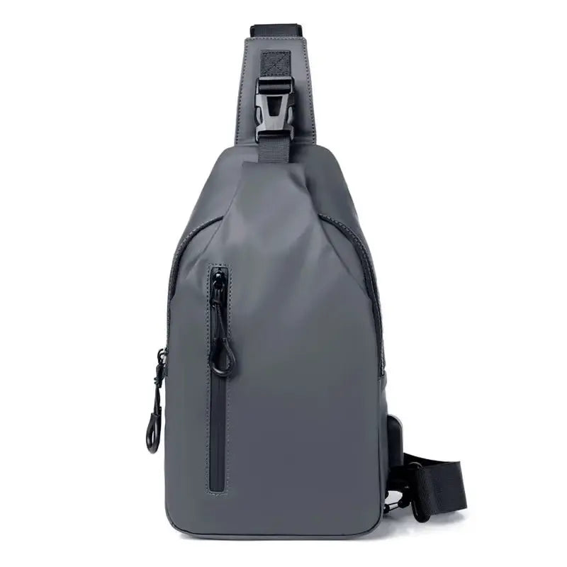 Waterproof Crossbody Bag with USB Port - SyncPack™