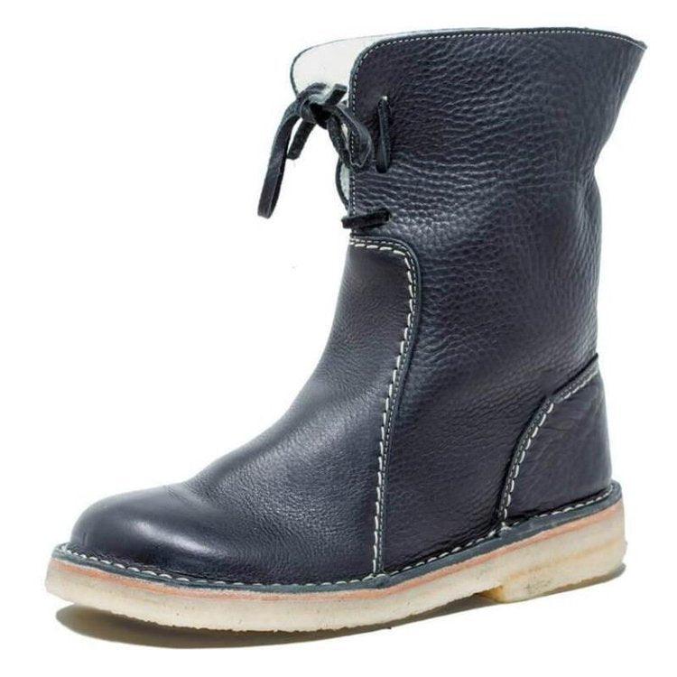WASSERDICHTE POLARSTIEFEL AUS LEDER MIT WOLLFUTTER | Lupi