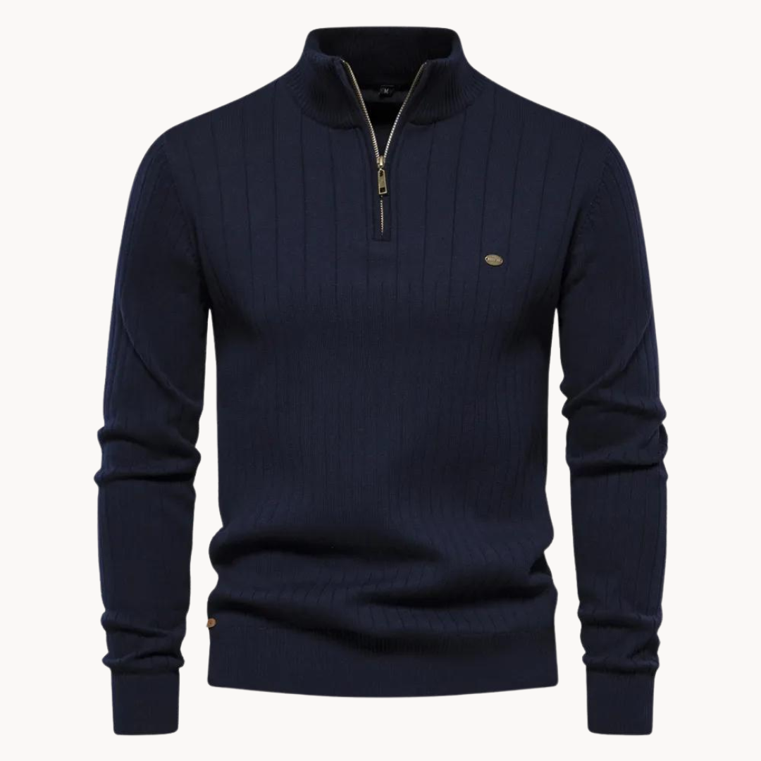 Jenson Quarter Zip Sweater | Lupi
