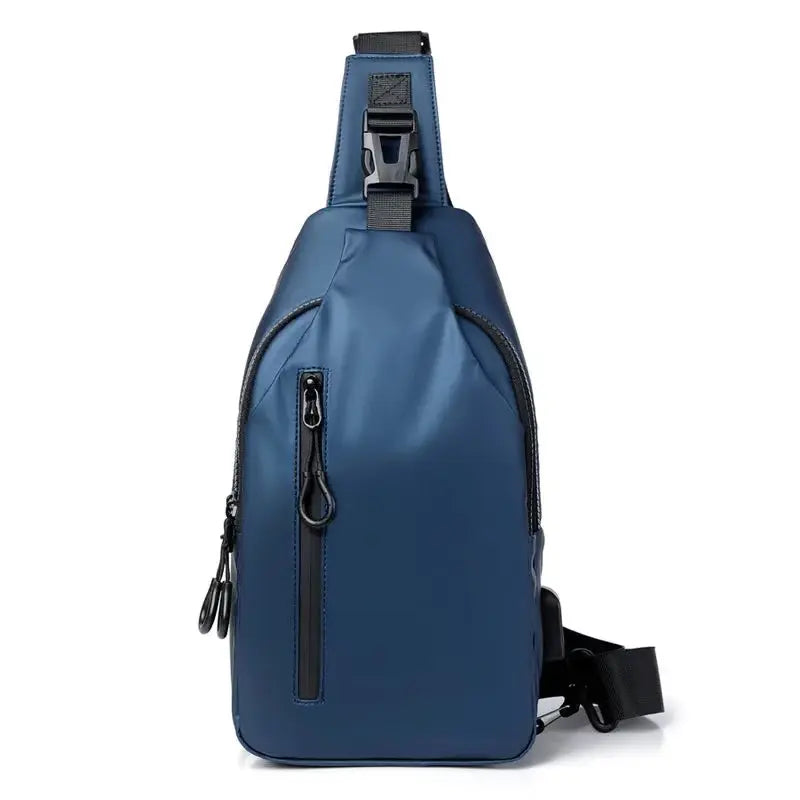 Waterproof Crossbody Bag with USB Port - SyncPack™