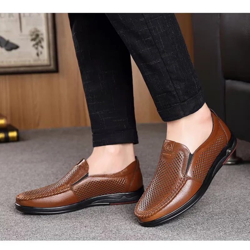 Brenton™ – Handcrafted Leather Moccasins for Timeless Style