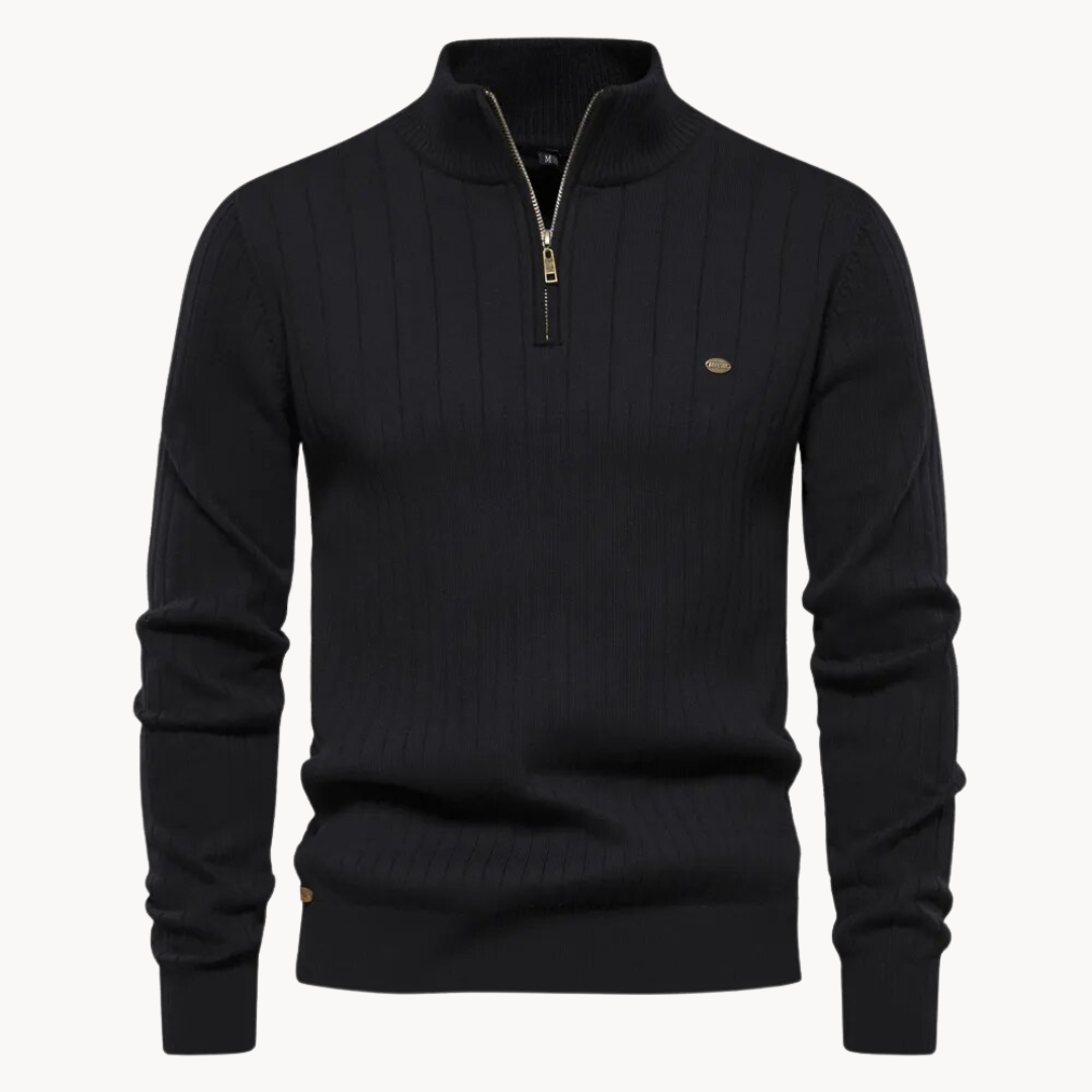 Jenson Quarter Zip Sweater | Lupi
