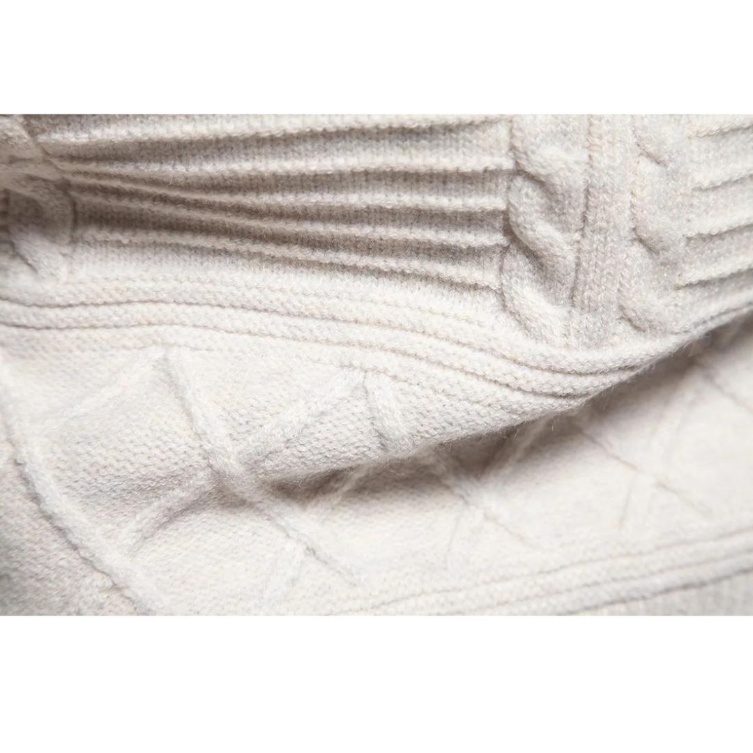 Warren Cable Crewneck Sweater | Lupi