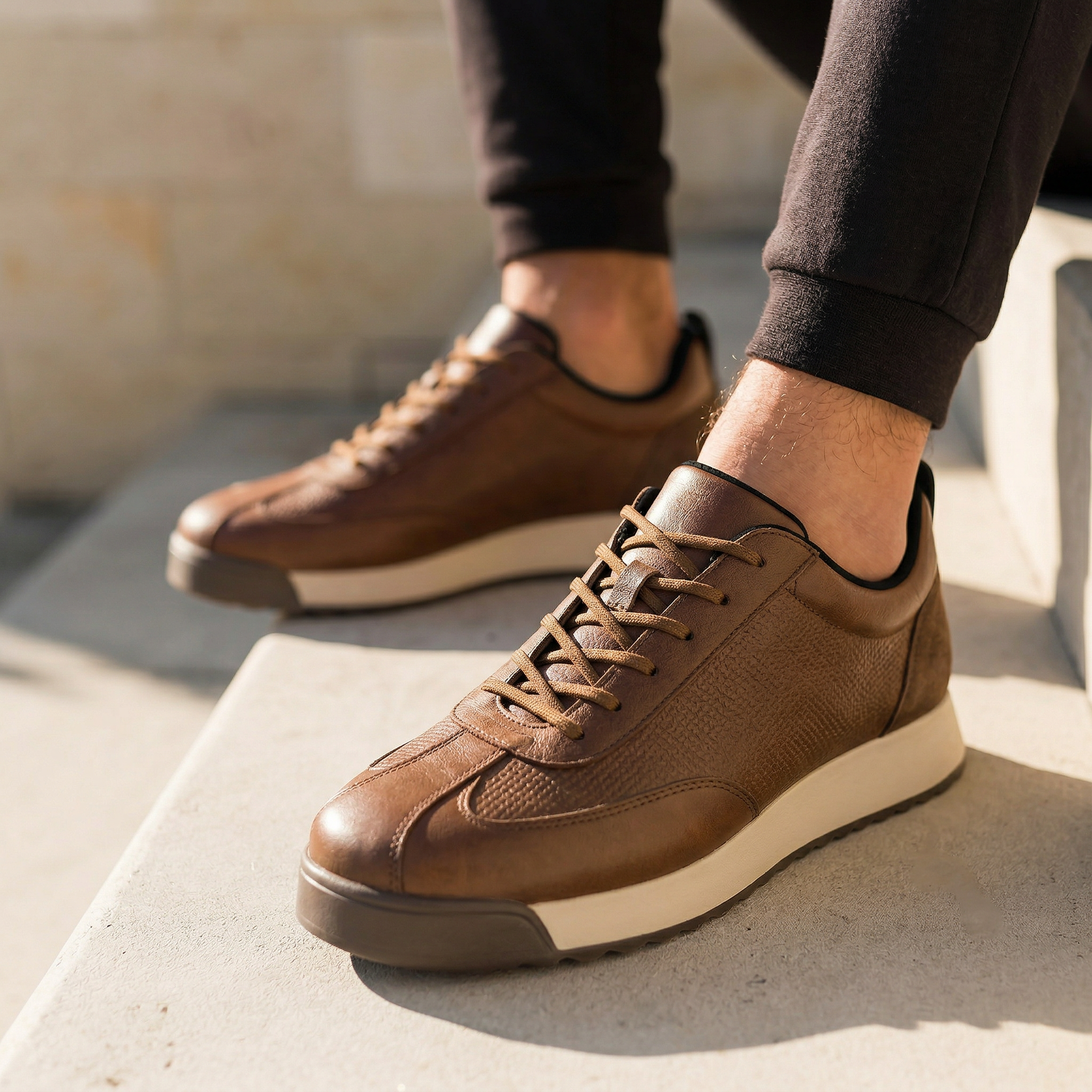 Orvani™ – Baskets en cuir haut de gamme