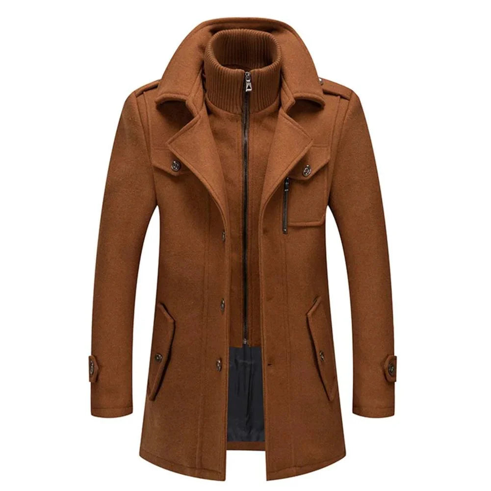 Two-Piece Men’s Coat for Style and Warmth - Peaky™