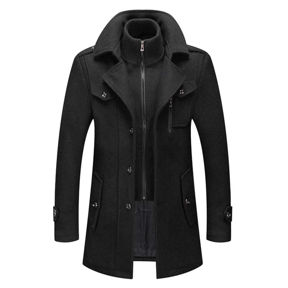 Two-Piece Men’s Coat for Style and Warmth - Peaky™