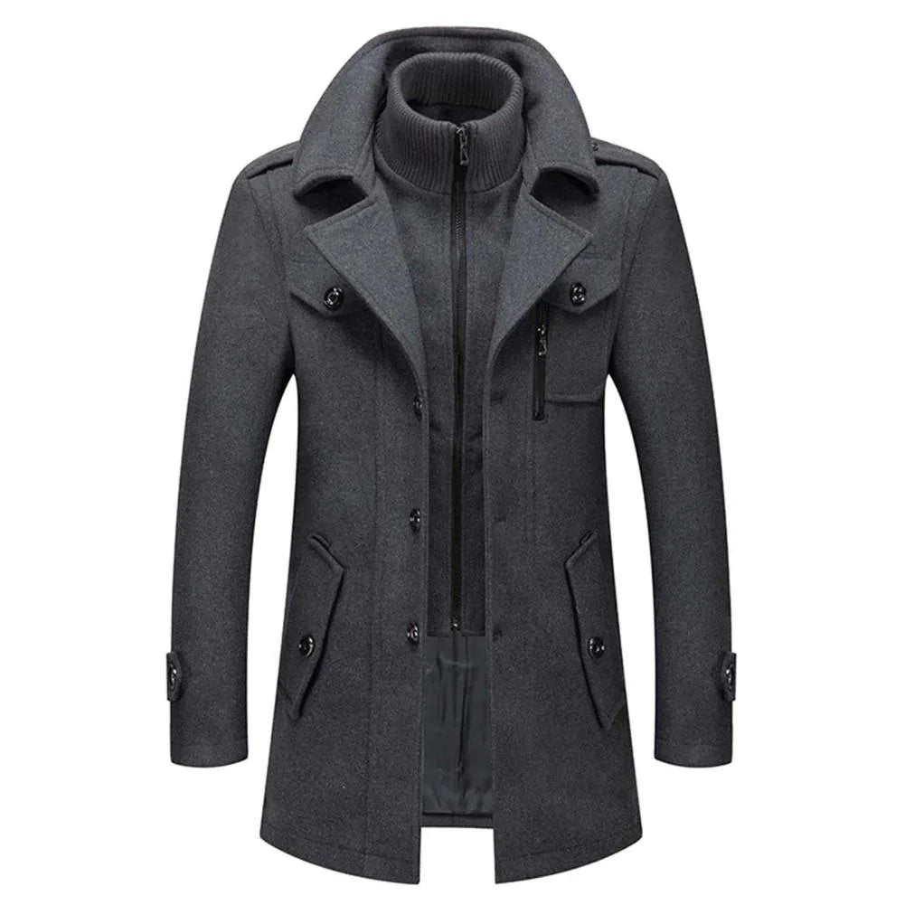 Two-Piece Men’s Coat for Style and Warmth - Peaky™