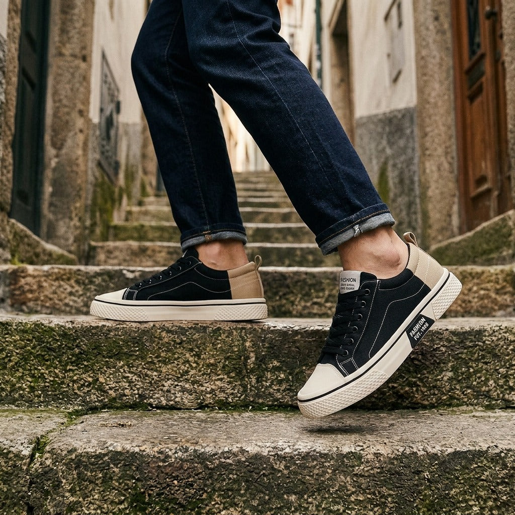 Retroglide sneaker on foot
