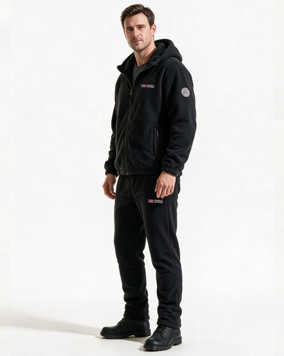 Norway Set in Black — full outfit, front view