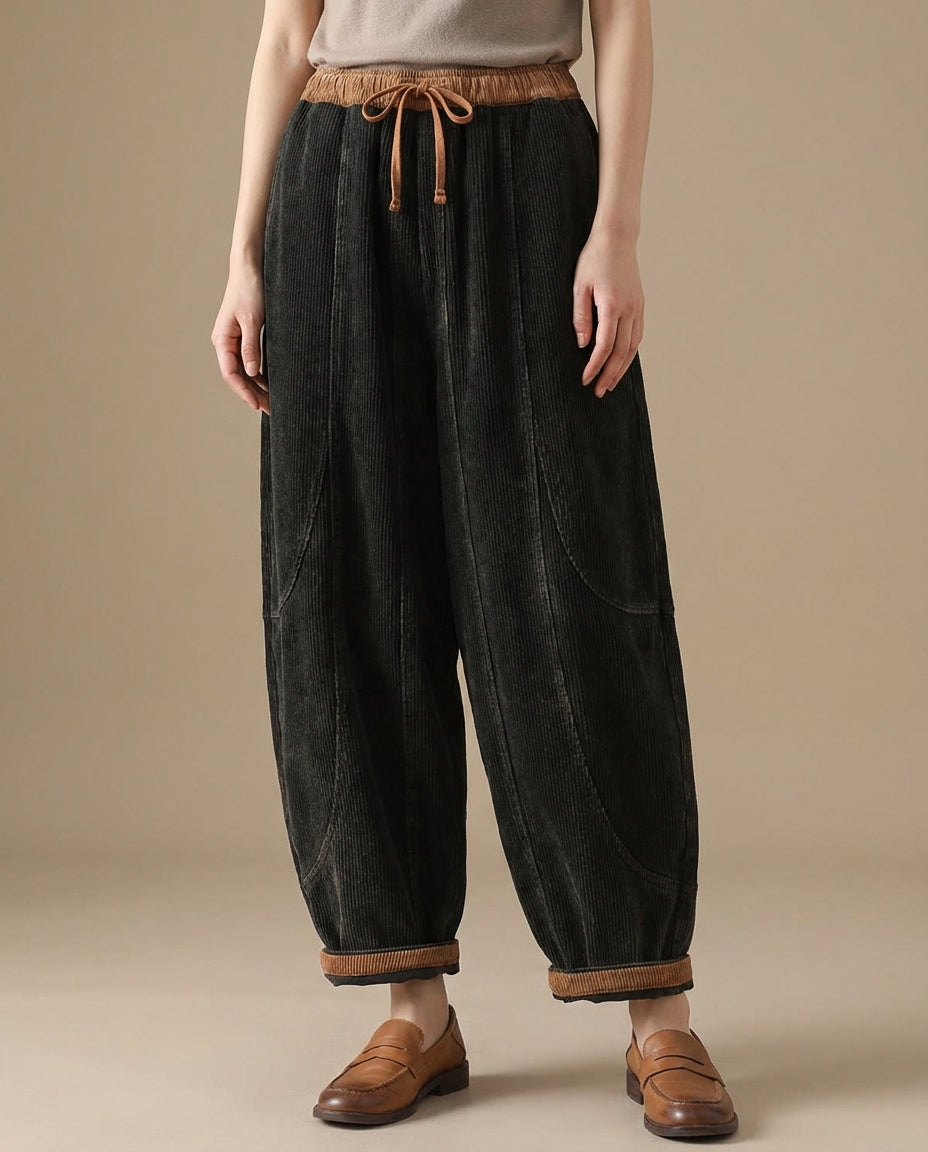 ZenWarm™ – Thermal fleece-lined harem pants