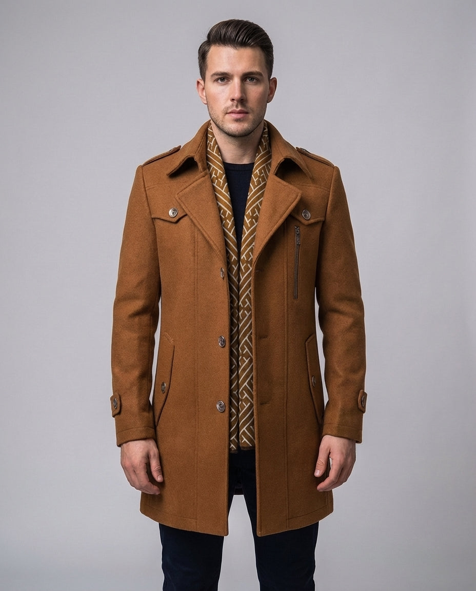 Kingsley™ Wolljacke – Zeitlose britische Wolljacke für stilvolle Wintertage