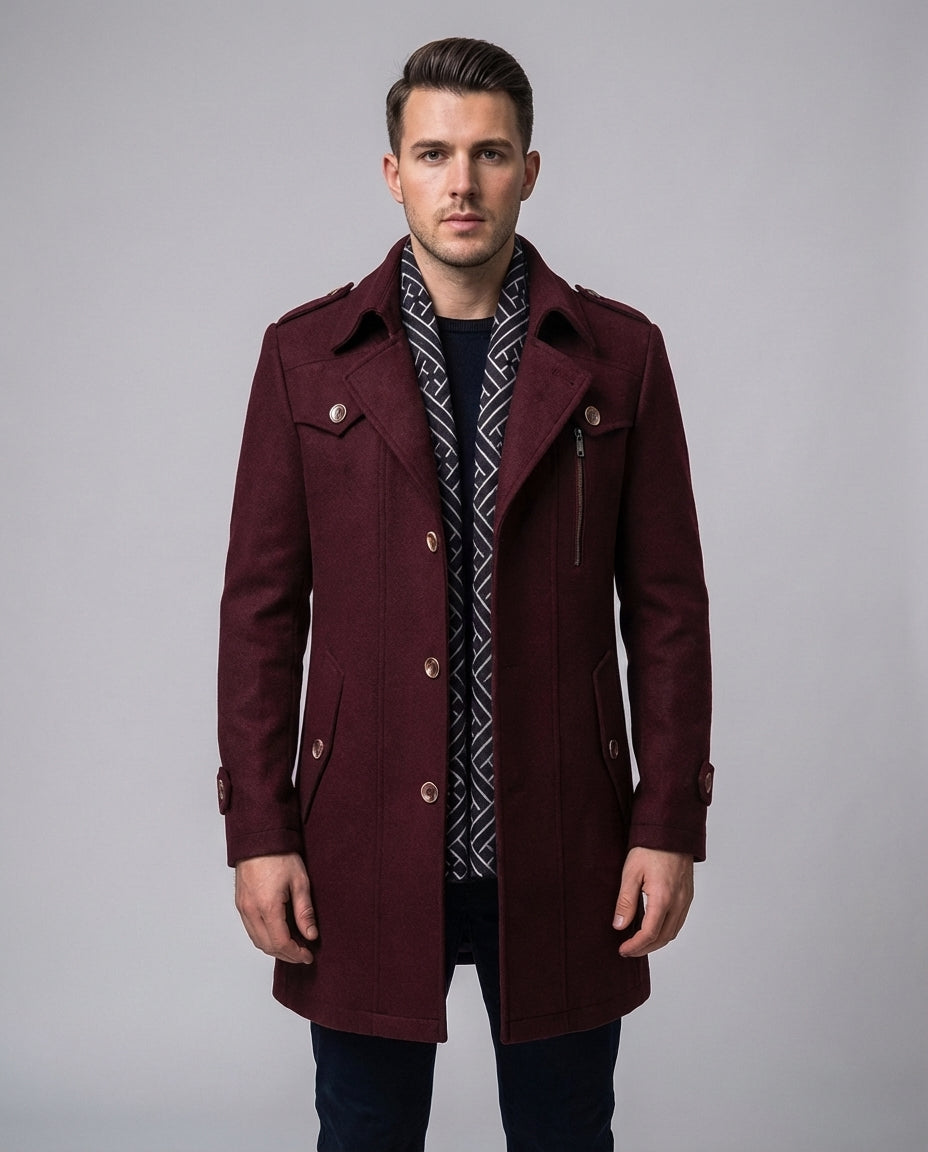 Kingsley™ Wolljacke – Zeitlose britische Wolljacke für stilvolle Wintertage