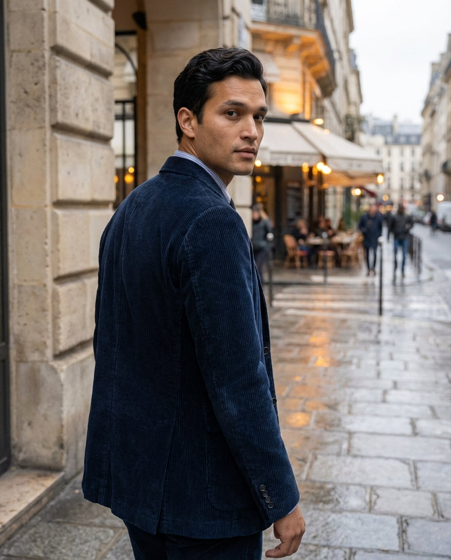 Harrington™ – Vintage Corduroy Blazer & Vest Set