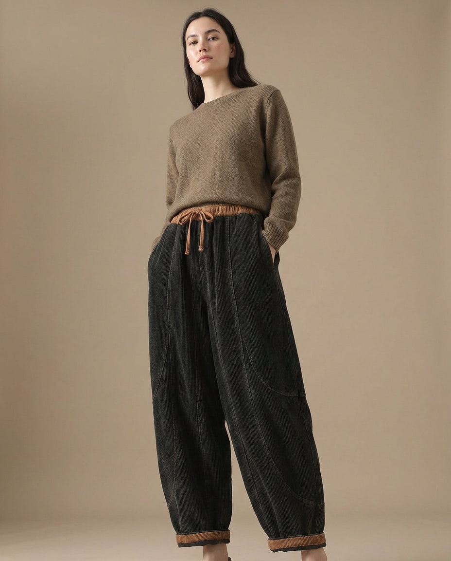 ZenWarm™ – Thermal fleece-lined harem pants