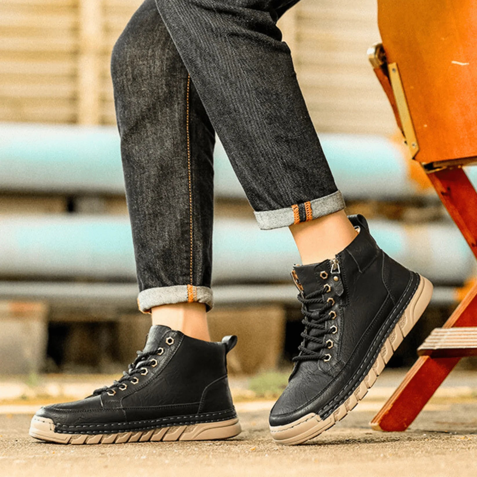 Apollo™ – Bota de Cuero Urbana Premium