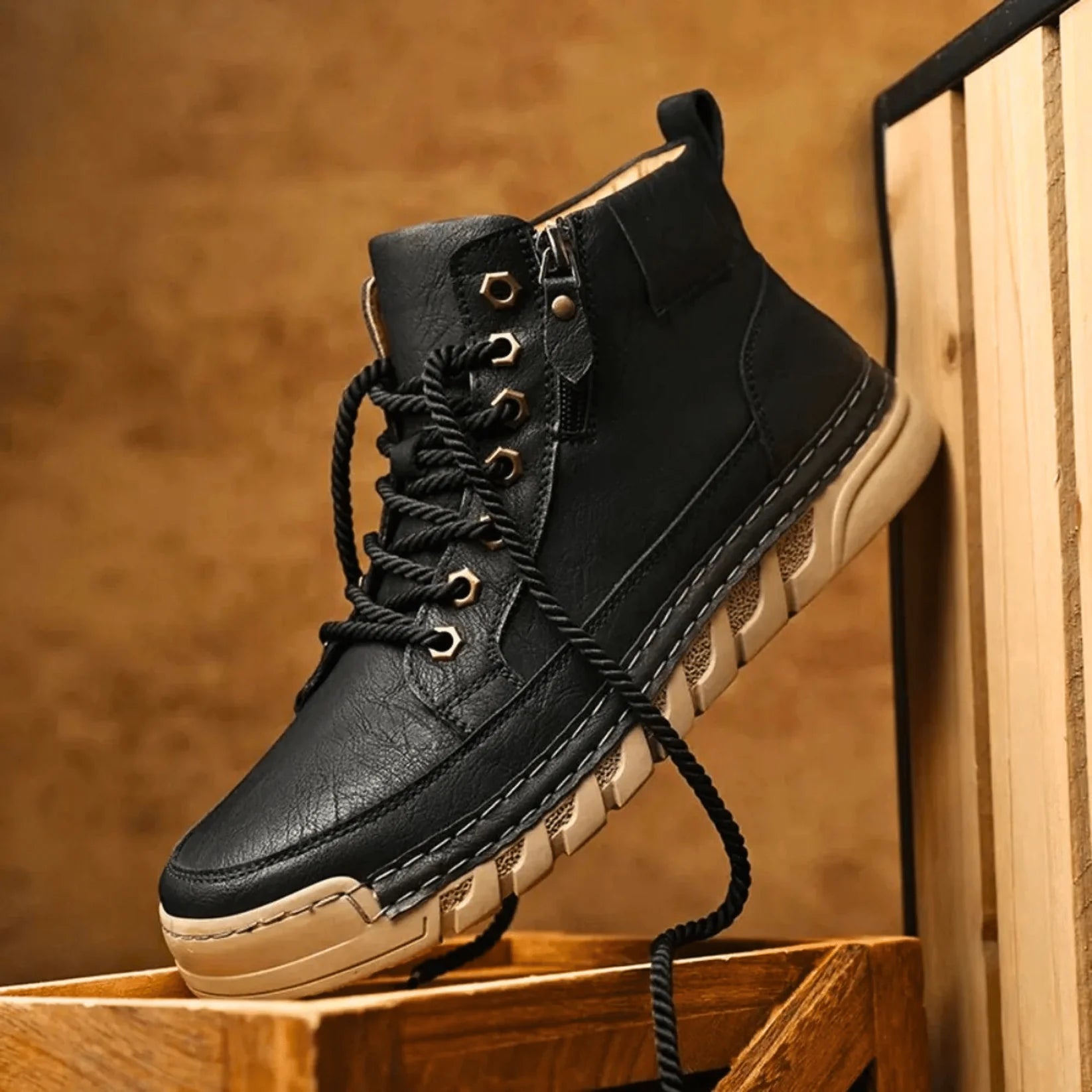 Apollo™ – Bota de Cuero Urbana Premium