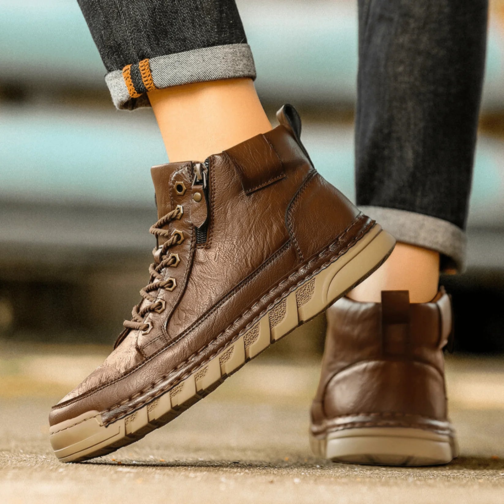 Apollo™ – Bota de Cuero Urbana Premium