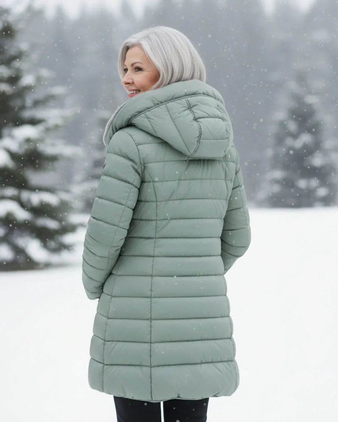 Olivia™ – Insulated Winter Jacket with Sherpa Hood