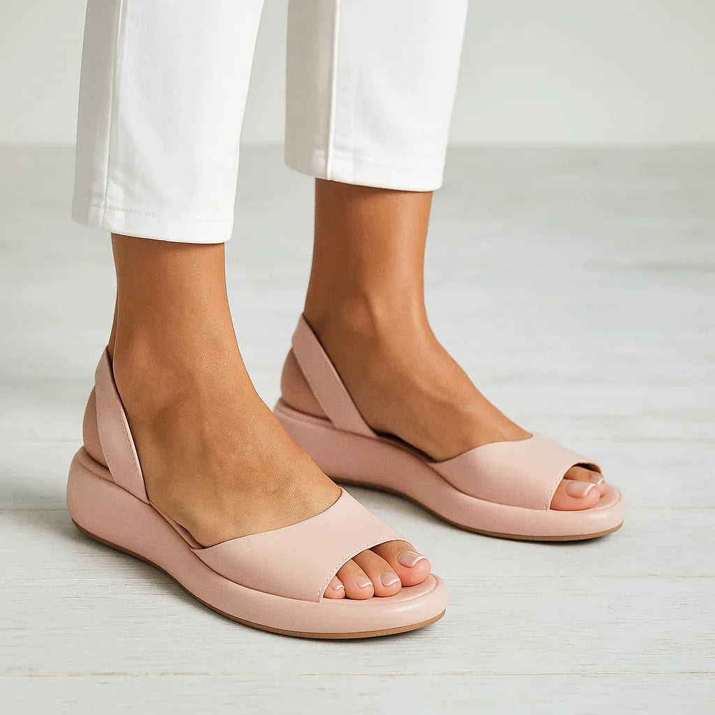 BandForm — Platform Sandal with Wide Strap