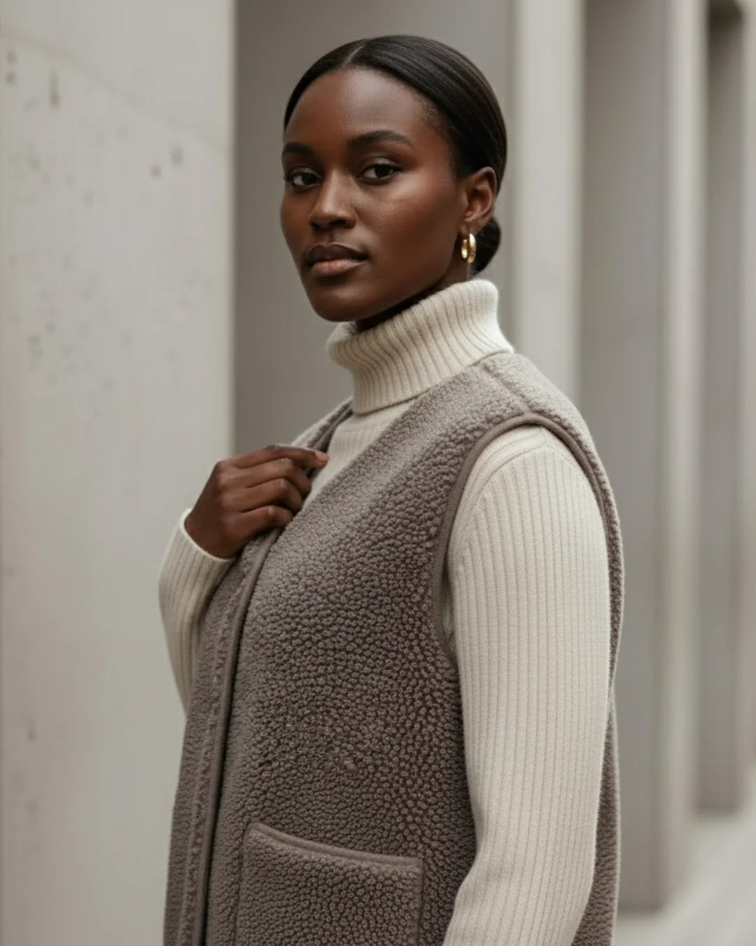 Solene™ – Parisian Wool Cardigan for Effortless Elegance