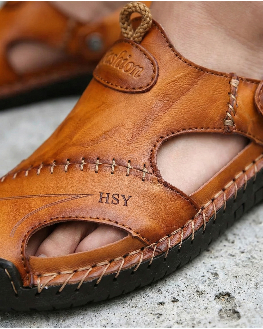 2. Genuine leather that stays breathable