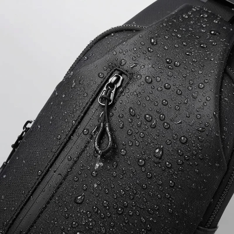 SyncPack™ – Waterproof Crossbody Bag with USB Port