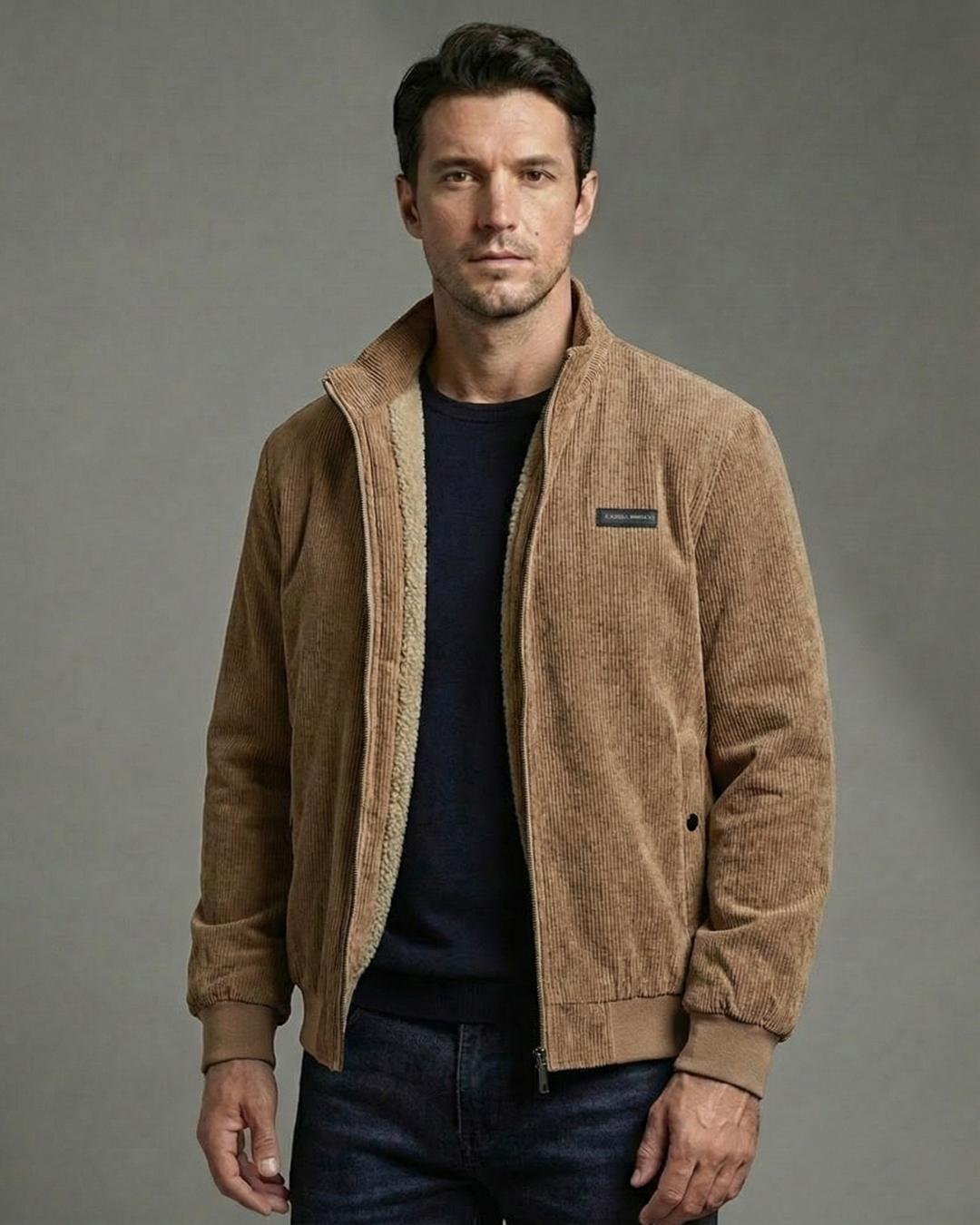 Nordhelm™ – Windproof insulated winter jacket for men